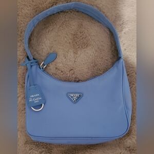 Prada Blue 2000 Re-Edition Nylon Mini Purse